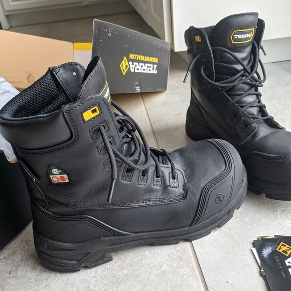 Terra Work Boots size 9.5 - Picture 5 of 7